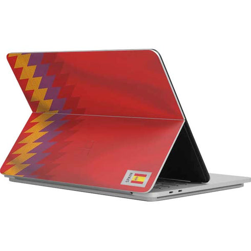 Spain Soccer Flag Surface Laptop Studio Skin