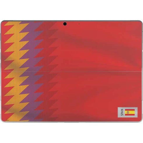 Spain Soccer Flag Surface Pro 8 Skin