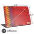 Spain Soccer Flag Universal Laptop 11in (8.8 x 6.2in) Skin