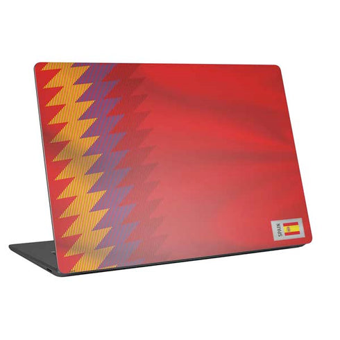 Spain Soccer Flag Universal Laptop 17in (13.8 x 10in) Skin
