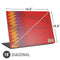 Spain Soccer Flag Universal Laptop 18in (14.6 x 10.6in) Skin