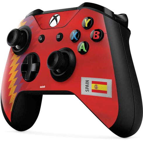 Spain Soccer Flag Xbox One X Controller Skin