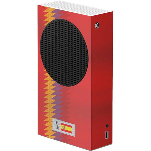 Spain Soccer Flag Xbox Series S Console Skin