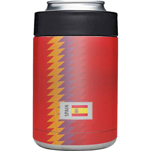 Spain Soccer Flag Yeti Colster Can Insulator  Skin