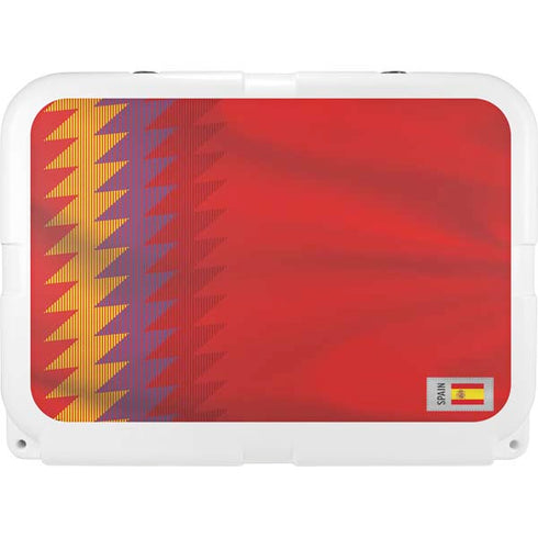 Spain Soccer Flag YETI Tundra 35 Hard Cooler Skin