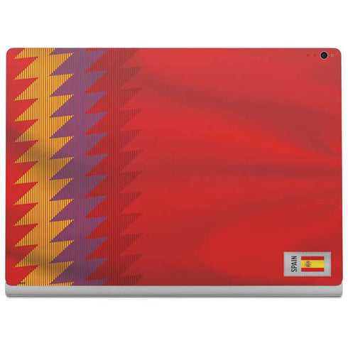 Spain Soccer Flag Surface Book 2 15in Skin