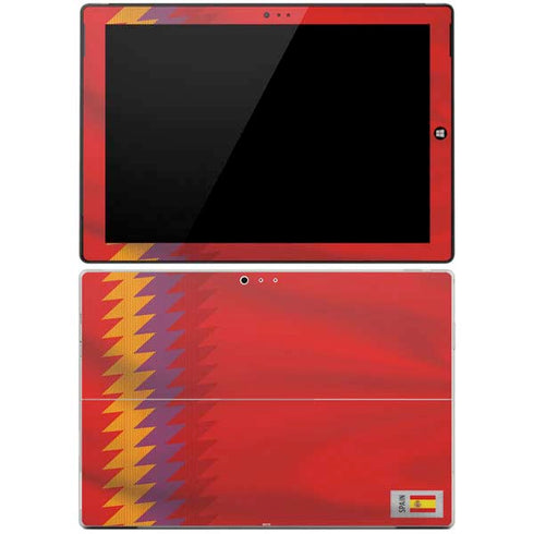 Spain Soccer Flag Surface Pro 3 Skin