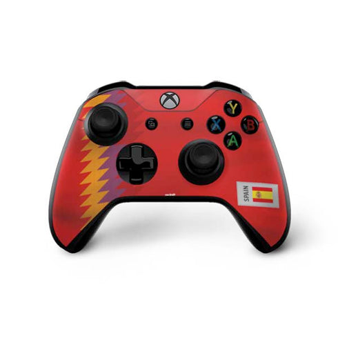 Spain Soccer Flag Xbox One X Controller Skin