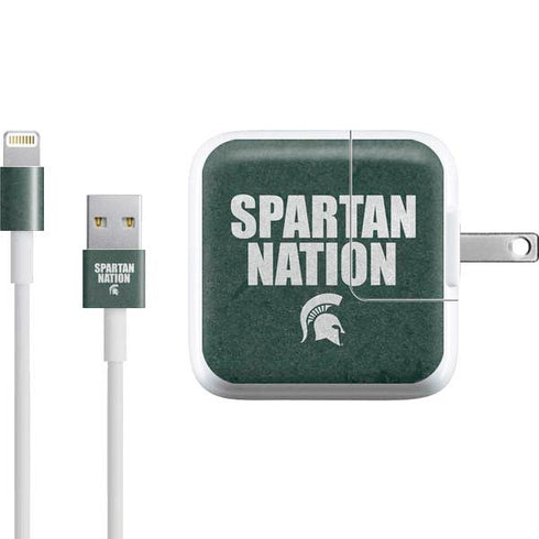 Michigan State University Spartans Nation iPad Charger (10W USB) Skin