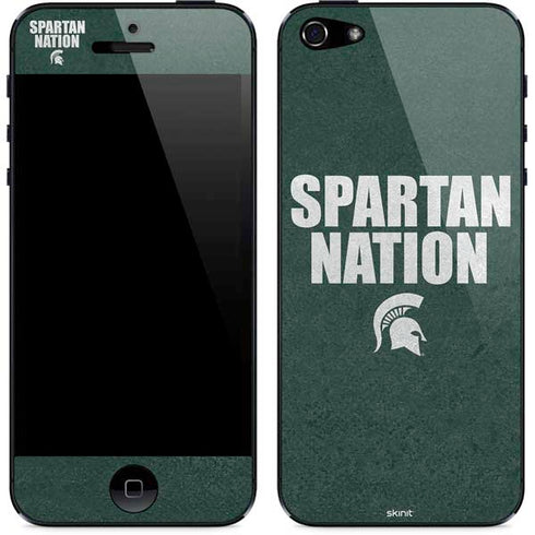 Michigan State University Spartans Nation iPhone 5/5s/5SE Skin