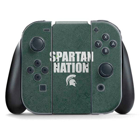Michigan State University Spartans Nation Nintendo Switch (2017-2021) Joy-Con Controller Skin