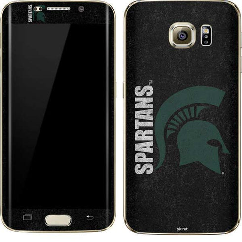 Michigan State University Bold Spartans Logo Galaxy S7 Edge Skin