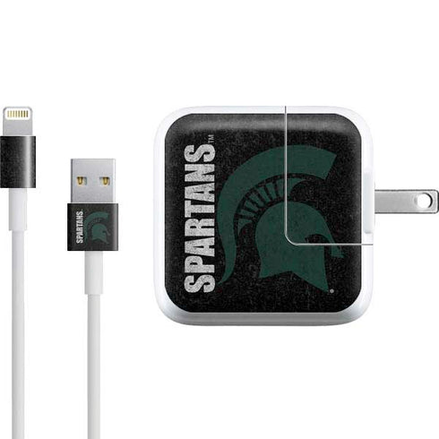 Michigan State University Bold Spartans Logo iPad Charger (10W USB) Skin