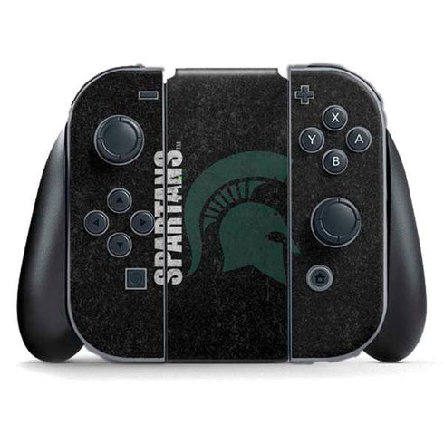 Michigan State University Bold Spartans Logo Nintendo Switch (2017-2021) Joy-Con Controller Skin
