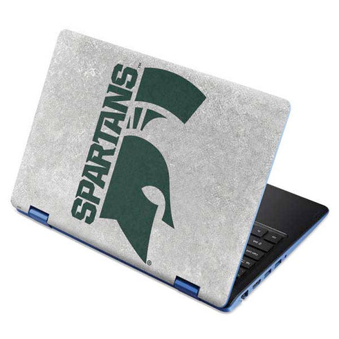 Michigan State University Spartans Half Logo Aspire R11 11.6in Skin