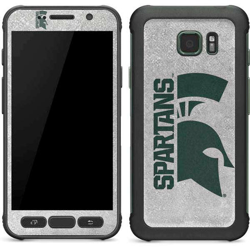 Michigan State University Spartans Half Logo Galaxy S7 Active Skin