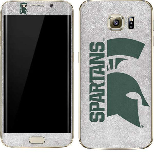 Michigan State University Spartans Half Logo Galaxy S7 Edge Skin