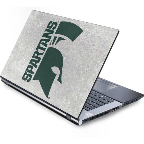 Michigan State University Spartans Half Logo Generic Laptop Skin