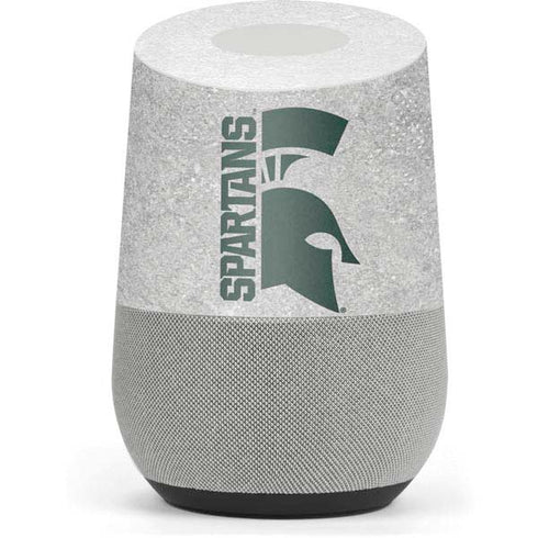 Michigan State University Spartans Half Logo Google Home Skin