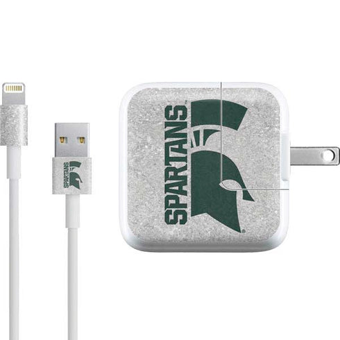 Michigan State University Spartans Half Logo iPad Charger (10W USB) Skin