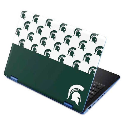 Michigan State University Spartans MSU Split Aspire R11 11.6in Skin
