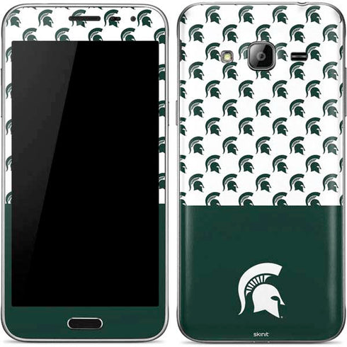 Michigan State University Spartans MSU Split Galaxy J3 Skin