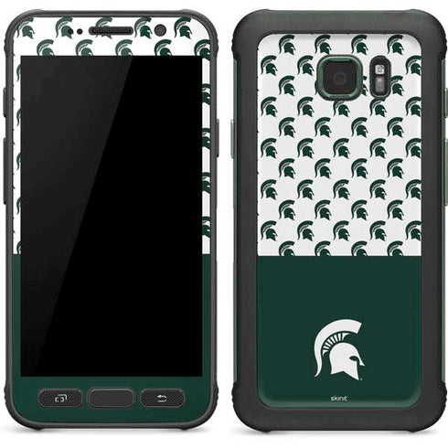 Michigan State University Spartans MSU Split Galaxy S7 Active Skin