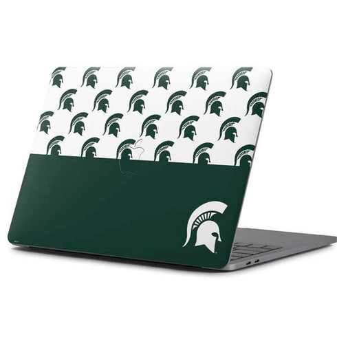 Michigan State University Spartans MSU Split Apple MacBook Pro 13-inch Skin