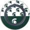 Michigan State University Spartans MSU Split Wireless Charger Skin