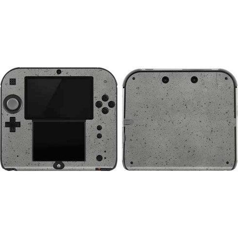 Speckle Grey Concrete Nintendo 2DS Skin