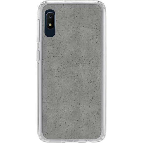 Speckle Grey Concrete Galaxy A10e Clear Case
