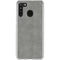 Speckle Grey Concrete Galaxy A21 Clear Case