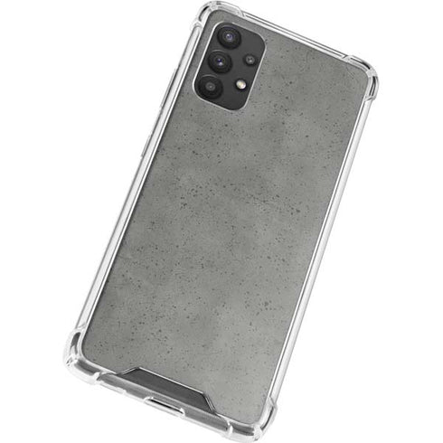 Speckle Grey Concrete Galaxy A32 5G Clear Case