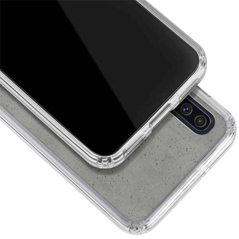 Speckle Grey Concrete Galaxy A50 Clear Case