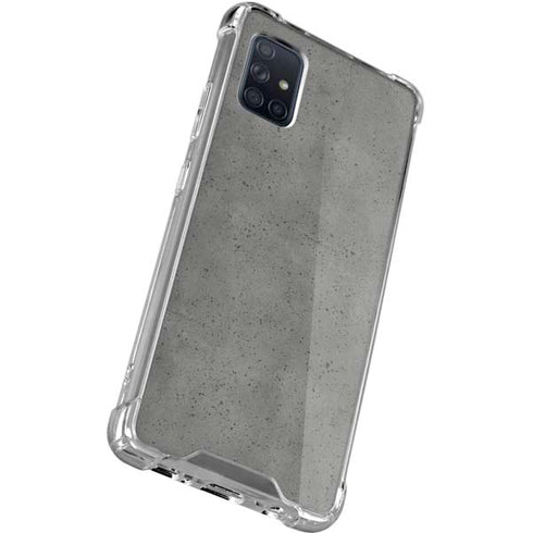 Speckle Grey Concrete Galaxy A51 5G Clear Case