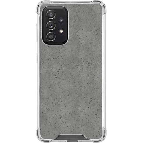 Speckle Grey Concrete Galaxy A52 5G Clear Case