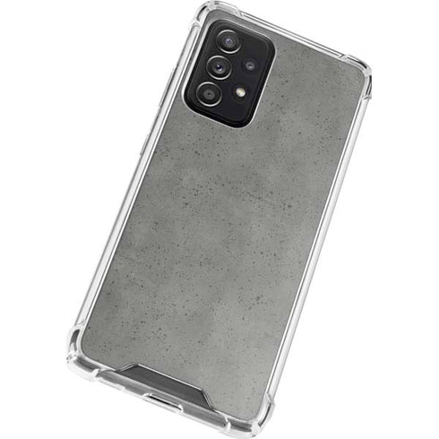 Speckle Grey Concrete Galaxy A52 5G Clear Case