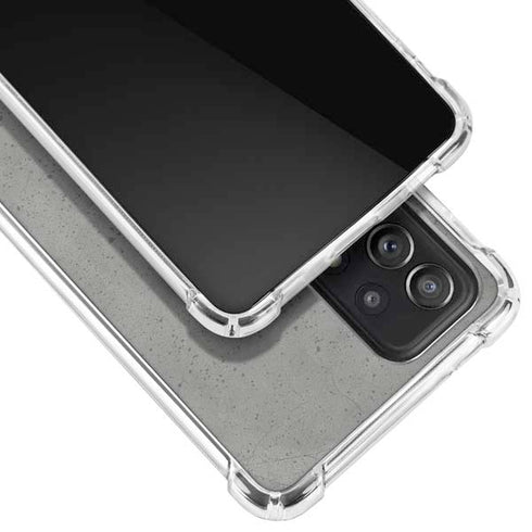 Speckle Grey Concrete Galaxy A52 5G Clear Case