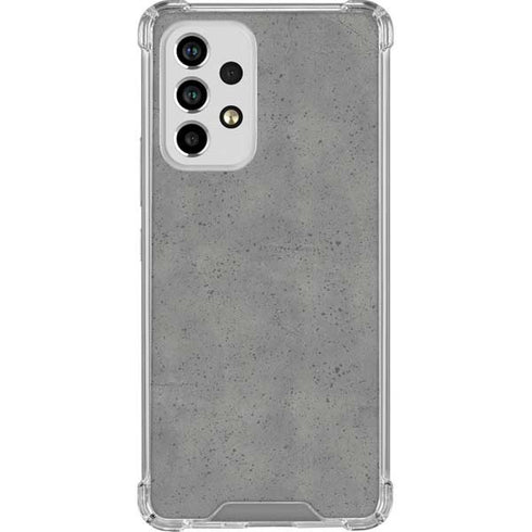Speckle Grey Concrete Galaxy A53 5G Clear Case