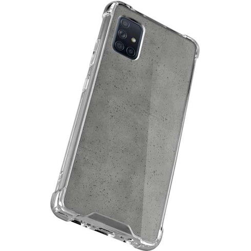 Speckle Grey Concrete Galaxy A71 5G Clear Case