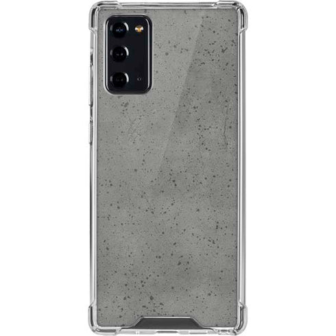 Speckle Grey Concrete Galaxy Note20 5G Clear Case