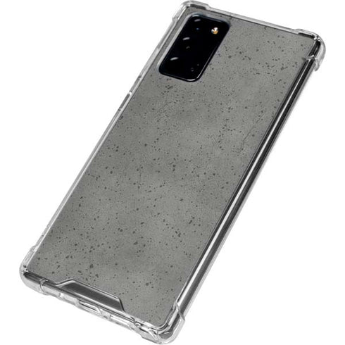 Speckle Grey Concrete Galaxy Note20 5G Clear Case