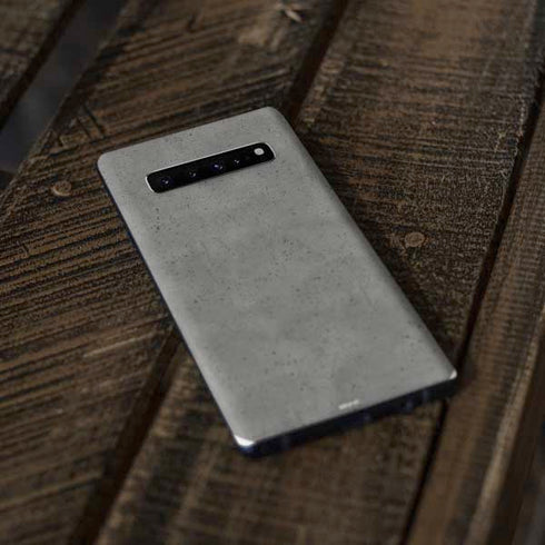 Speckle Grey Concrete Galaxy S10 Plus Skin