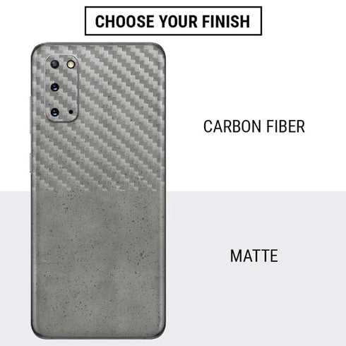 Speckle Grey Concrete Galaxy S20 Skin