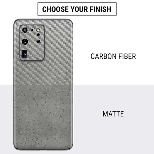 Speckle Grey Concrete Galaxy S20 Ultra 5G Skin