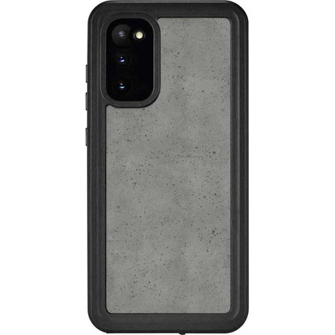 Speckle Grey Concrete Galaxy S20 Waterproof Case