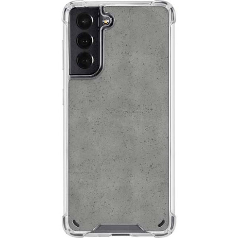 Speckle Grey Concrete Galaxy S21 5G Clear Case