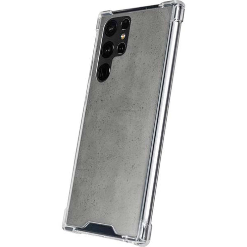 Speckle Grey Concrete Galaxy S22 Ultra Clear Case