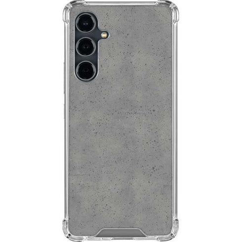 Speckle Grey Concrete Galaxy S23 FE Clear Case