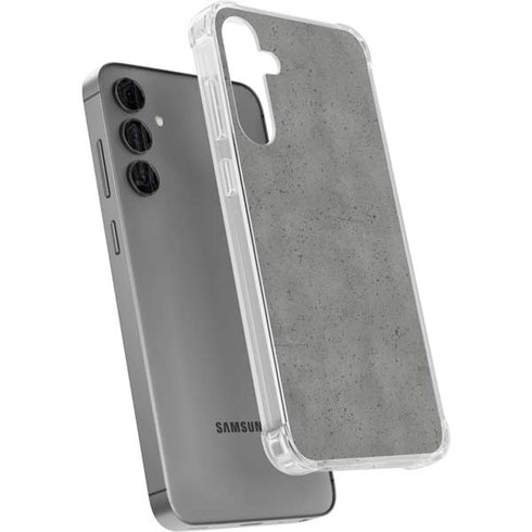 Speckle Grey Concrete Galaxy S24 Plus Clear Case